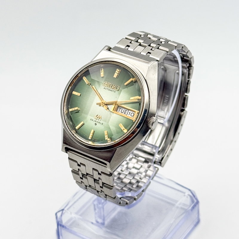 Seiko Seiko - Lord Matic "Gradient Emerald Sunburst" 光明 (Kōmyō) – Luminous Light - No reserve price - 5606-7310 - Men - 1973 vintage watch - image 2