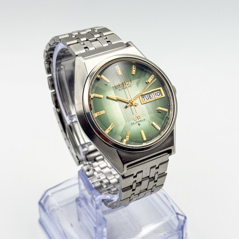 Seiko Seiko - Lord Matic "Gradient Emerald Sunburst" 光明 (Kōmyō) – Luminous Light - No reserve price - 5606-7310 - Men - 1973 vintage watch - image 3