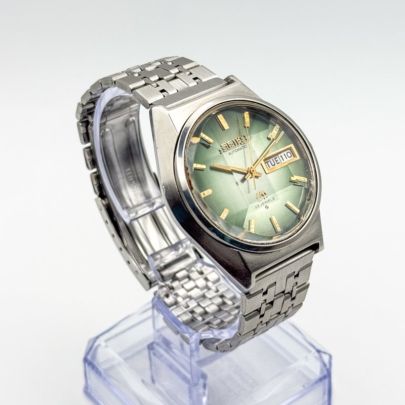 Seiko Seiko - Lord Matic "Gradient Emerald Sunburst" 光明 (Kōmyō) – Luminous Light - No reserve price - 5606-7310 - Men - 1973 vintage watch - image 4