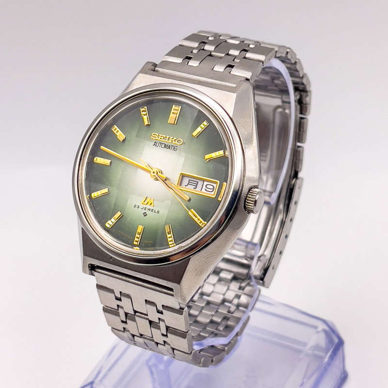 Seiko Seiko - LM "Gradient Green Sunburst" [Near-Mint] 皇光 (Kōkō) – Imperial Light - 5606-7310 - Men - 1975 vintage watch - image 1