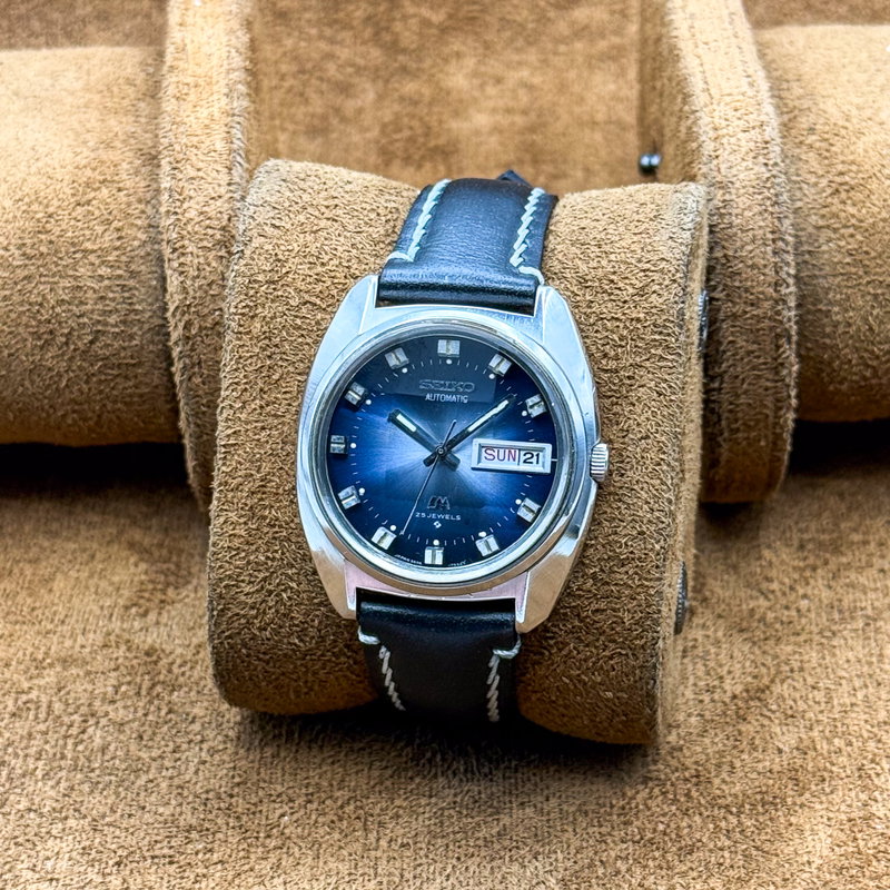 Seiko Seiko - Lord Matic "Gradient Blue Sunburst" 清輝 (Seiki) – Pure Radiance - No reserve price - 5606-7230 - Men - 1973 vintage watch - image 11