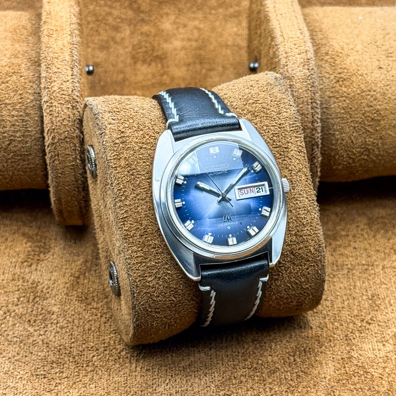 Seiko Seiko - Lord Matic "Gradient Blue Sunburst" 清輝 (Seiki) – Pure Radiance - No reserve price - 5606-7230 - Men - 1973 vintage watch - image 13