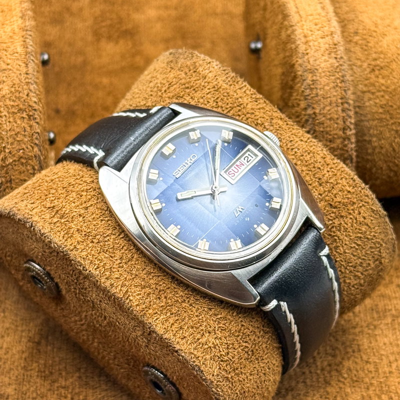Seiko Seiko - Lord Matic "Gradient Blue Sunburst" 清輝 (Seiki) – Pure Radiance - No reserve price - 5606-7230 - Men - 1973 vintage watch - image 15