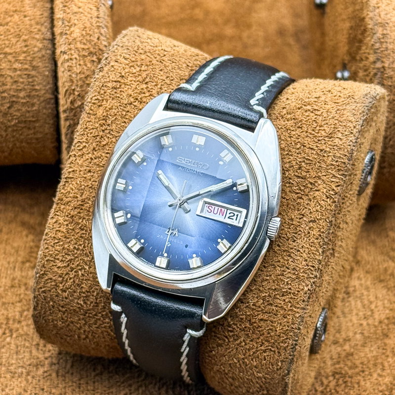 Seiko Seiko - Lord Matic "Gradient Blue Sunburst" 清輝 (Seiki) – Pure Radiance - No reserve price - 5606-7230 - Men - 1973 vintage watch - image 18