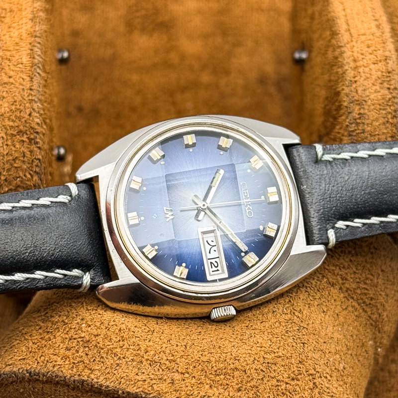 Seiko Seiko - Lord Matic "Gradient Blue Sunburst" 清輝 (Seiki) – Pure Radiance - No reserve price - 5606-7230 - Men - 1973 vintage watch - image 20