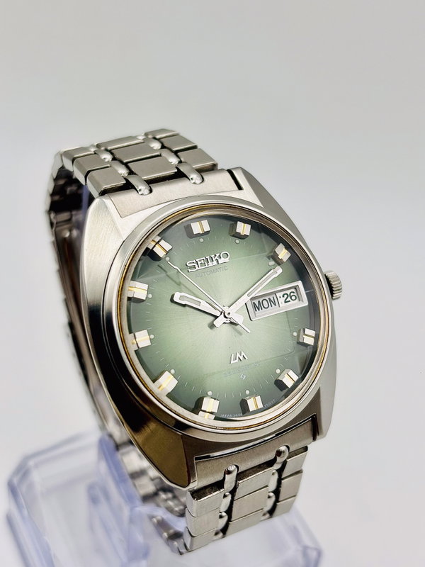 Seiko Seiko - Lord Matic "Gradient Green Sunburst" 翠王 (Suiō) – Emerald King - No reserve price - 5606-7231 - Men - 1973 vintage watch - image 2