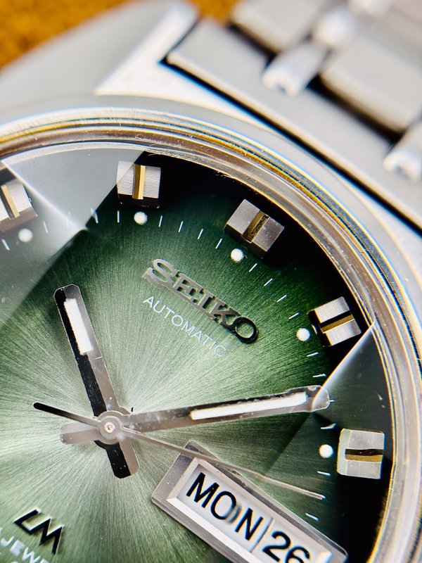 Seiko Seiko - Lord Matic "Gradient Green Sunburst" 翠王 (Suiō) – Emerald King - No reserve price - 5606-7231 - Men - 1973 vintage watch - image 6
