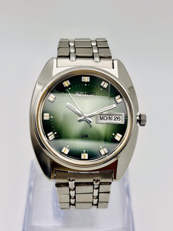 Seiko Seiko - Lord Matic "Gradient Green Sunburst" 翠王 (Suiō) – Emerald King - No reserve price - 5606-7231 - Men - 1973 vintage watch - image 20