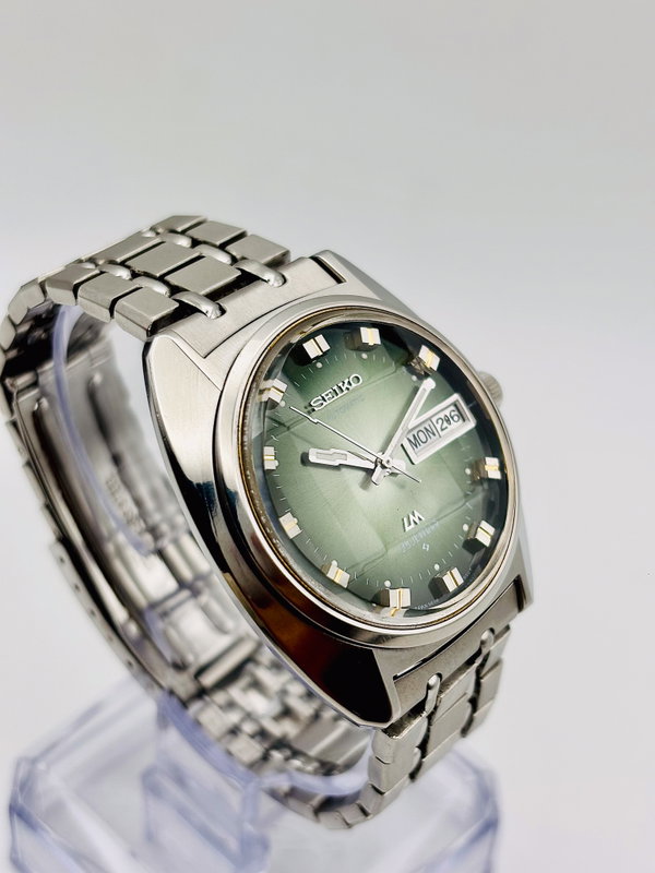 Seiko Seiko - Lord Matic "Gradient Green Sunburst" 翠王 (Suiō) – Emerald King - No reserve price - 5606-7231 - Men - 1973 vintage watch - image 28