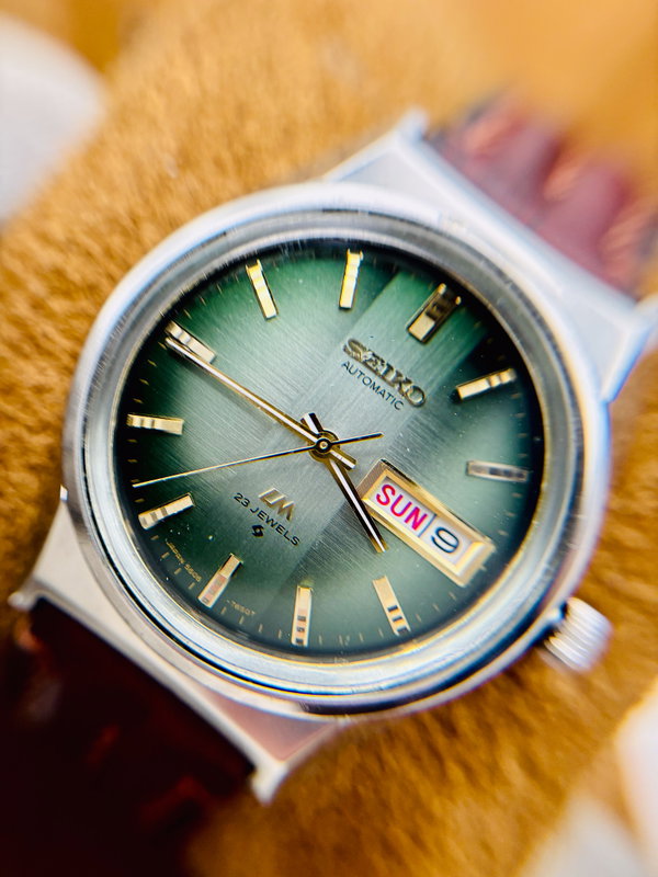Seiko Seiko - Lord Matic "Gradient Green Sunburst" 翠輝 (Suiki) – Emerald Radiance - No reserve price - 5606-7310 - Men - 1973 vintage watch - image 6
