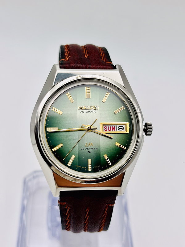 Seiko Seiko - Lord Matic "Gradient Green Sunburst" 翠輝 (Suiki) – Emerald Radiance - No reserve price - 5606-7310 - Men - 1973 vintage watch - image 19