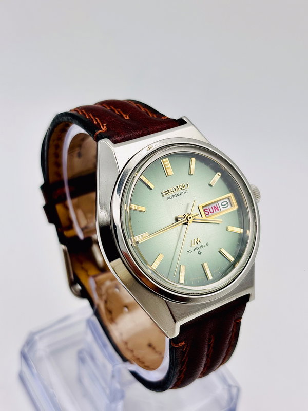 Seiko Seiko - Lord Matic "Gradient Green Sunburst" 翠輝 (Suiki) – Emerald Radiance - No reserve price - 5606-7310 - Men - 1973 vintage watch - image 27