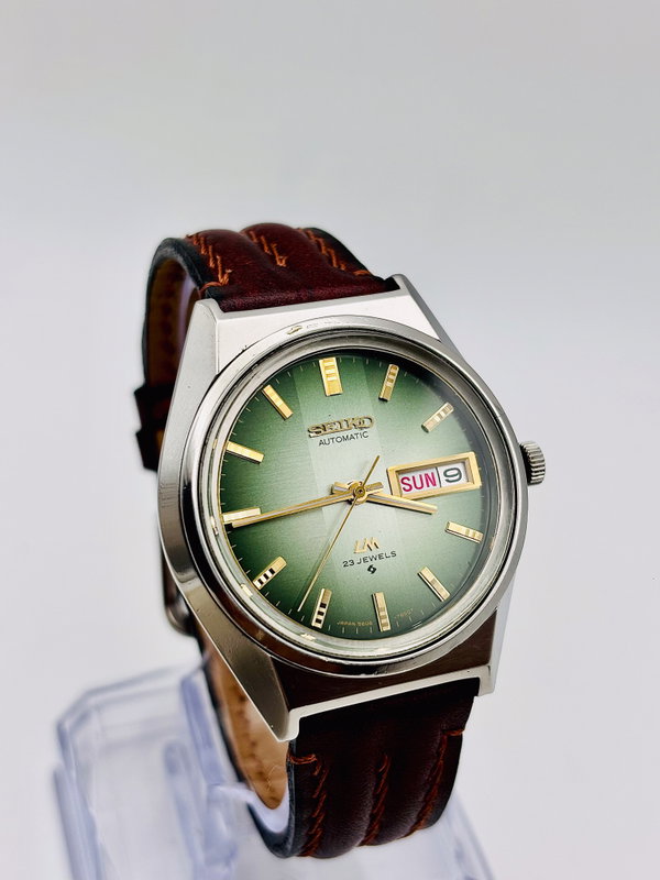 Seiko Seiko - Lord Matic "Gradient Green Sunburst" 翠輝 (Suiki) – Emerald Radiance - No reserve price - 5606-7310 - Men - 1973 vintage watch - image 28