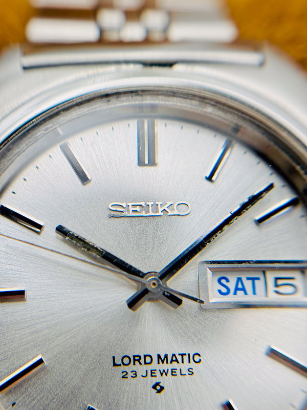 Seiko Seiko - Lord Matic 静銀 (Seigin) – Silent Silver - No reserve price - 5606-7140 - Men - 1970 vintage watch - image 6