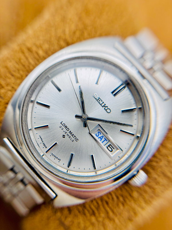 Seiko Seiko - Lord Matic 静銀 (Seigin) – Silent Silver - No reserve price - 5606-7140 - Men - 1970 vintage watch - image 10