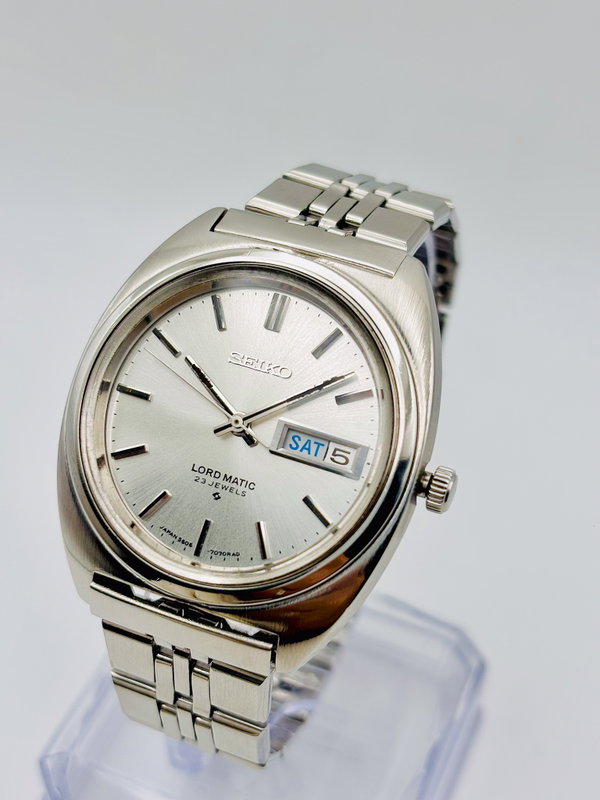 Seiko Seiko - Lord Matic 静銀 (Seigin) – Silent Silver - No reserve price - 5606-7140 - Men - 1970 vintage watch - image 16