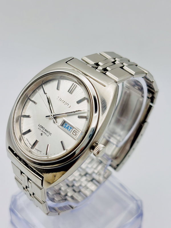 Seiko Seiko - Lord Matic 静銀 (Seigin) – Silent Silver - No reserve price - 5606-7140 - Men - 1970 vintage watch - image 17