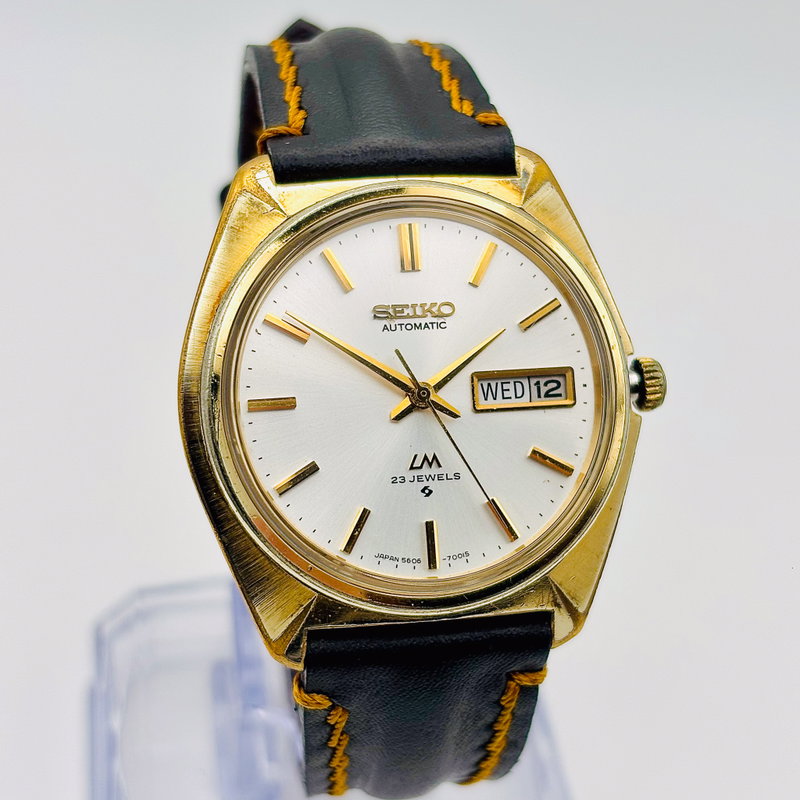 Seiko Seiko - Lord Matic 金閃 (Kinsen) – Golden Flash - No reserve price - 5606-7000 - Men - 1972 vintage watch - image 2
