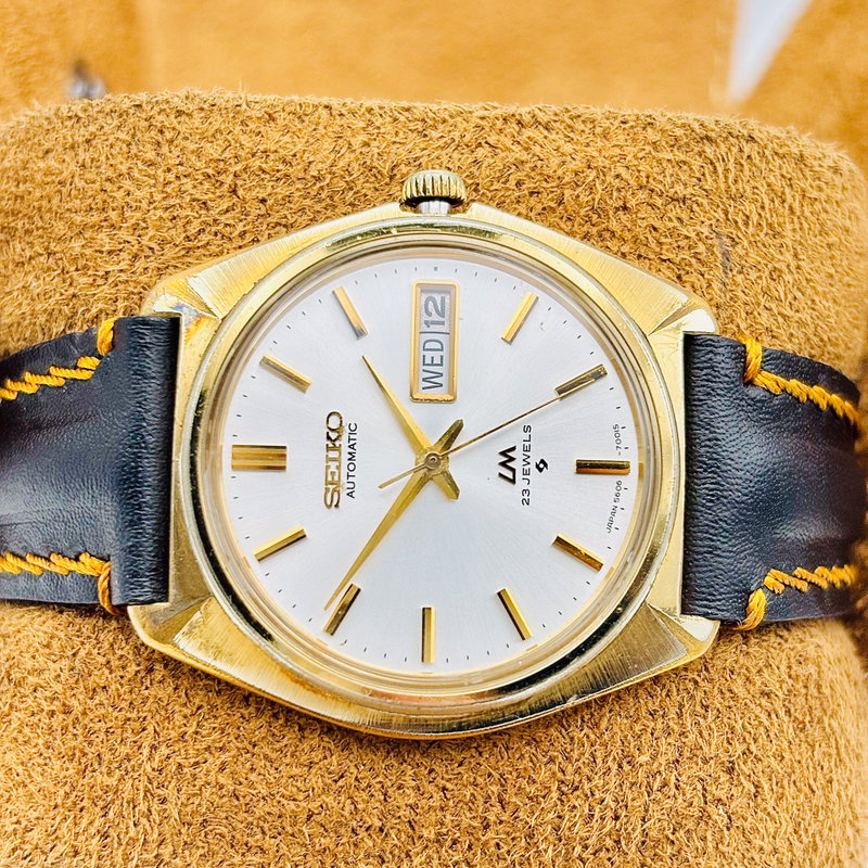 Seiko Seiko - Lord Matic 金閃 (Kinsen) – Golden Flash - No reserve price - 5606-7000 - Men - 1972 vintage watch - image 6