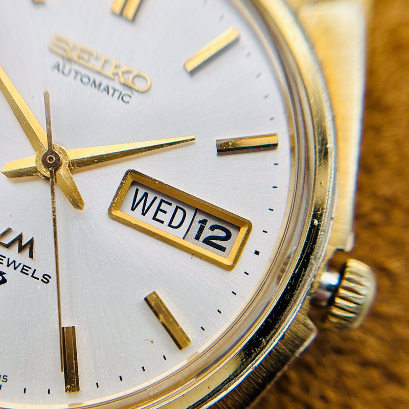 Seiko Seiko - Lord Matic 金閃 (Kinsen) – Golden Flash - No reserve price - 5606-7000 - Men - 1972 vintage watch - image 9