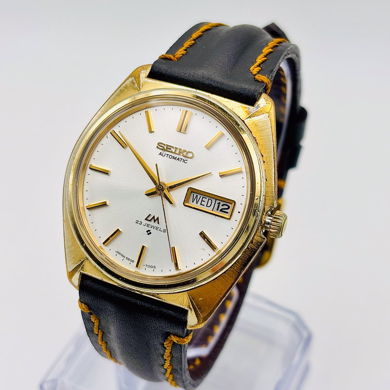 Seiko Seiko - Lord Matic 金閃 (Kinsen) – Golden Flash - No reserve price - 5606-7000 - Men - 1972 vintage watch - image 18