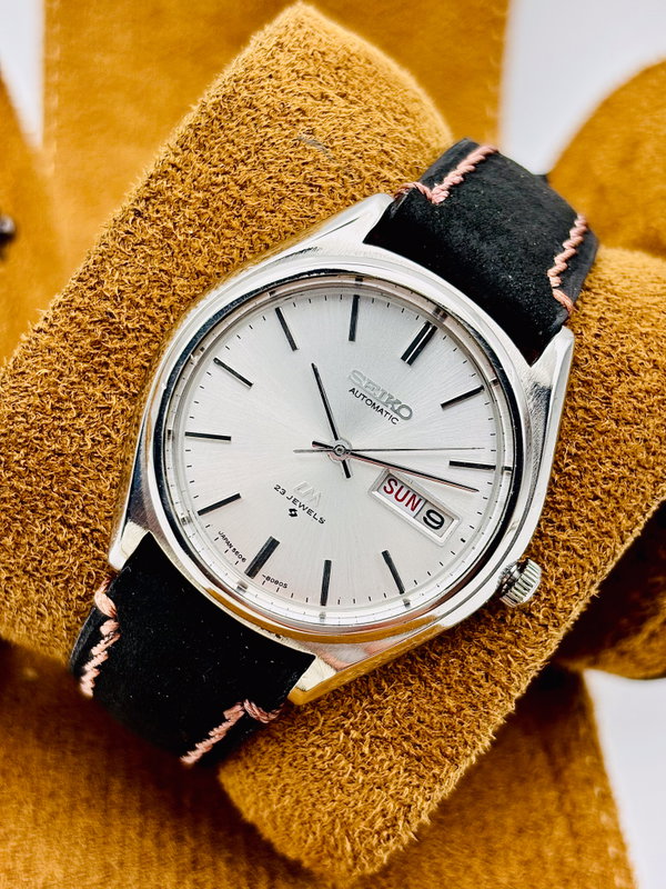 Seiko Seiko - Lord Matic 銀写 (Ginsha) – Silver Impression - No reserve price - 5606-8031 - Men - 1975 vintage watch - image 2