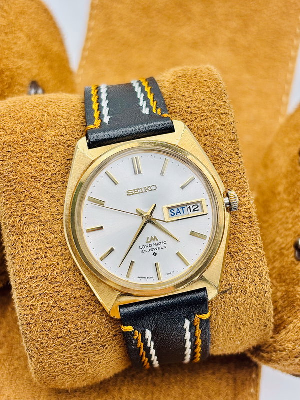 Seiko Seiko - Lord Matic 金映 (Kin’ei) – Reflected Gold - No reserve price - 5606-7000 - Men - 1970-1979 vintage watch - image 2