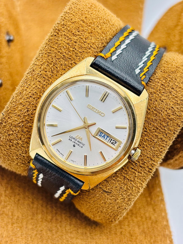 Seiko Seiko - Lord Matic 金映 (Kin’ei) – Reflected Gold - No reserve price - 5606-7000 - Men - 1970-1979 vintage watch - image 3