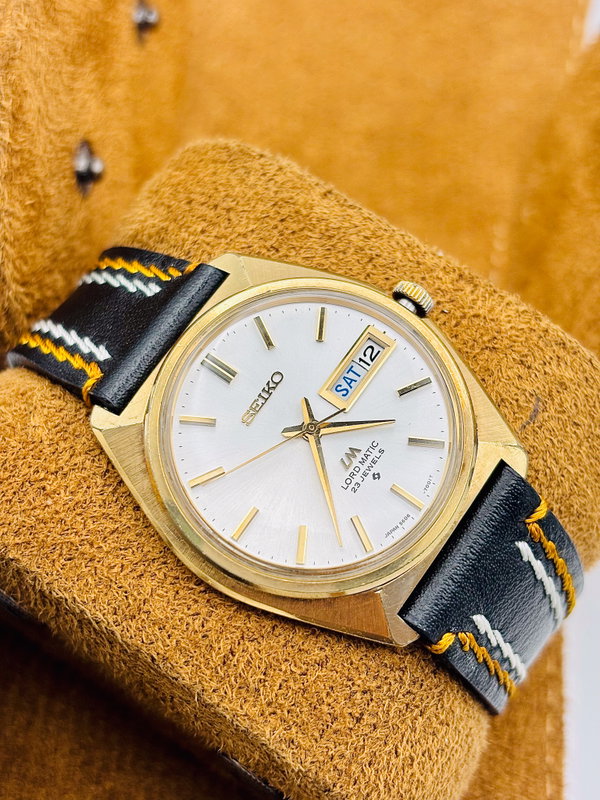 Seiko Seiko - Lord Matic 金映 (Kin’ei) – Reflected Gold - No reserve price - 5606-7000 - Men - 1970-1979 vintage watch - image 1