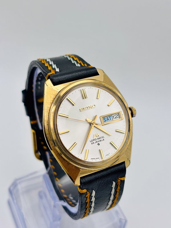 Seiko Seiko - Lord Matic 金映 (Kin’ei) – Reflected Gold - No reserve price - 5606-7000 - Men - 1970-1979 vintage watch - image 23