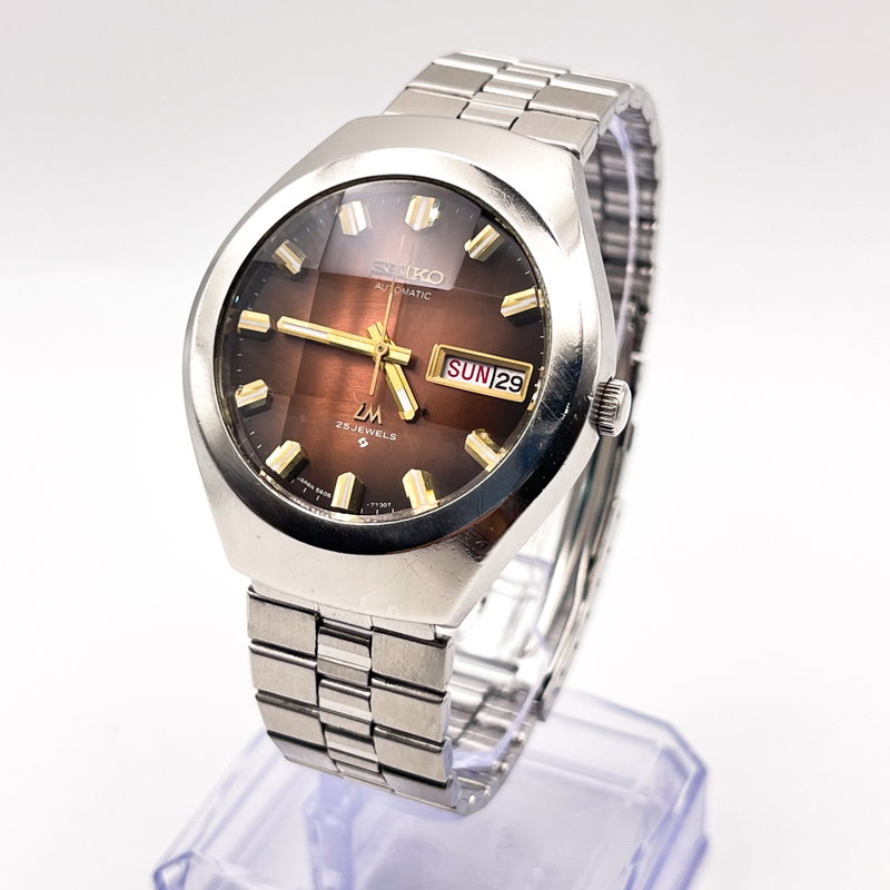Seiko Seiko - Lord Matic "Gradient Brown Sunburst" 根影 (Konei) – Root Shadow - No reserve price - 5606-7360 - Men - 1975 vintage watch - image 2
