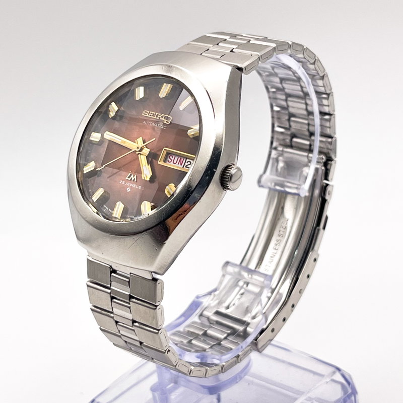 Seiko Seiko - Lord Matic "Gradient Brown Sunburst" 根影 (Konei) – Root Shadow - No reserve price - 5606-7360 - Men - 1975 vintage watch - image 6
