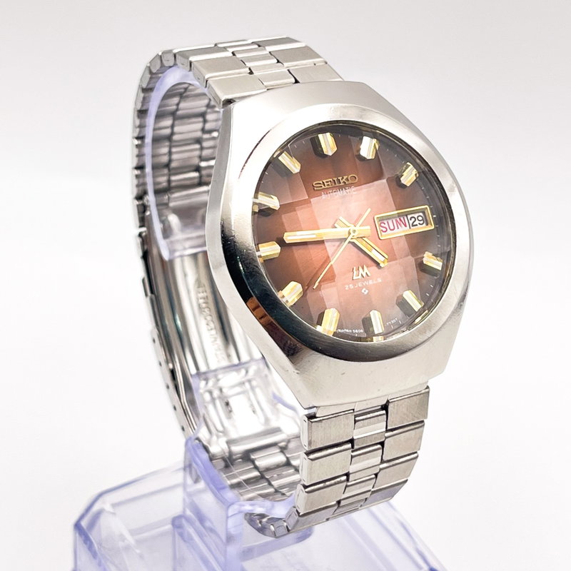 Seiko Seiko - Lord Matic "Gradient Brown Sunburst" 根影 (Konei) – Root Shadow - No reserve price - 5606-7360 - Men - 1975 vintage watch - image 1