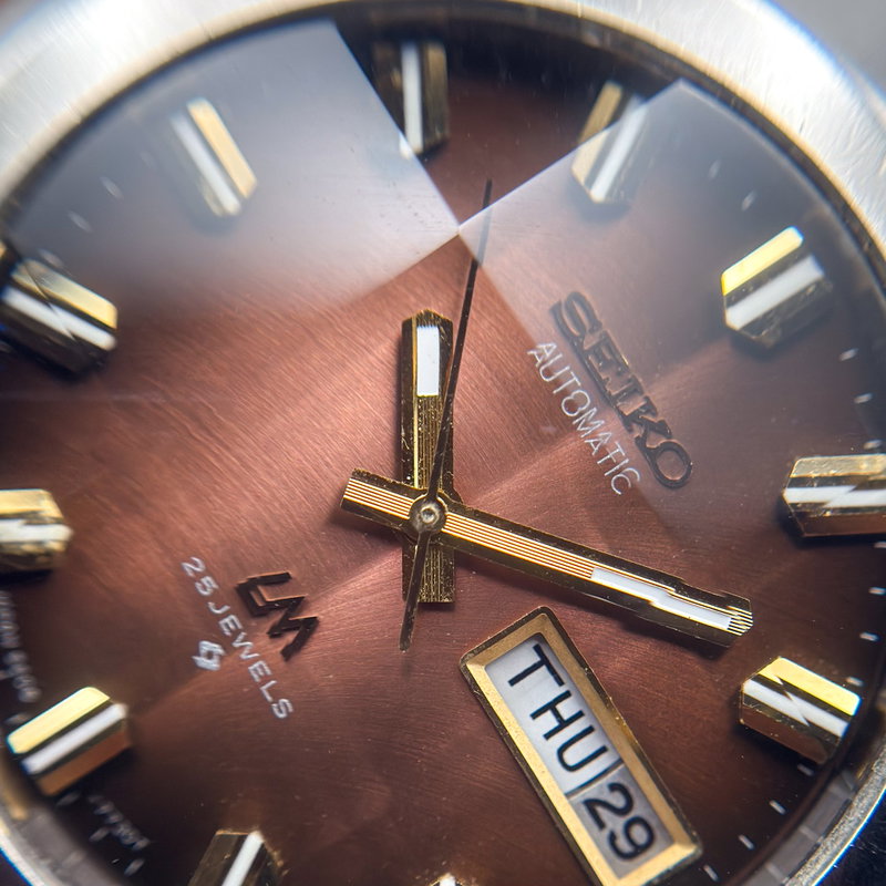 Seiko Seiko - Lord Matic "Gradient Brown Sunburst" 根影 (Konei) – Root Shadow - No reserve price - 5606-7360 - Men - 1975 vintage watch - image 20