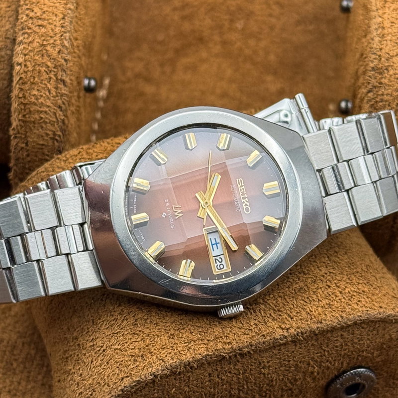 Seiko Seiko - Lord Matic "Gradient Brown Sunburst" 根影 (Konei) – Root Shadow - No reserve price - 5606-7360 - Men - 1975 vintage watch - image 27