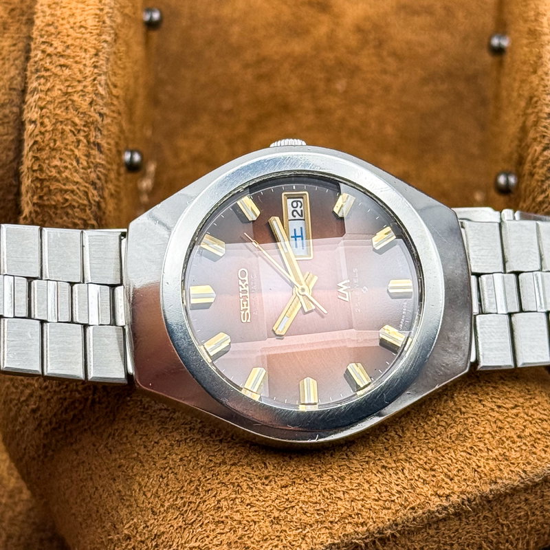 Seiko Seiko - Lord Matic "Gradient Brown Sunburst" 根影 (Konei) – Root Shadow - No reserve price - 5606-7360 - Men - 1975 vintage watch - image 29
