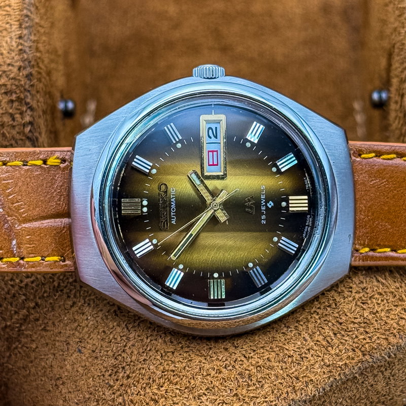 Seiko Seiko - LM "Gradient Golden Sunburst" 貴光 (Kikō) – Noble Light - No reserve price - 5606-7300 - Men - 1973 vintage watch - image 20