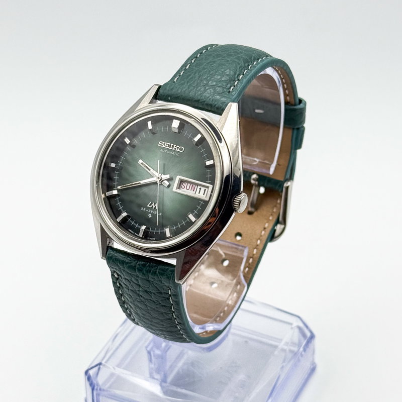 Seiko Seiko - Lord Matic "Emerald Sunburst" 耀輪 – Yōrin – Radiant Circle - No reserve price - 5606-7191 - Men - 1973 vintage watch - image 2