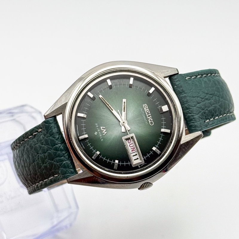 Seiko Seiko - Lord Matic "Emerald Sunburst" 耀輪 – Yōrin – Radiant Circle - No reserve price - 5606-7191 - Men - 1973 vintage watch - image 8