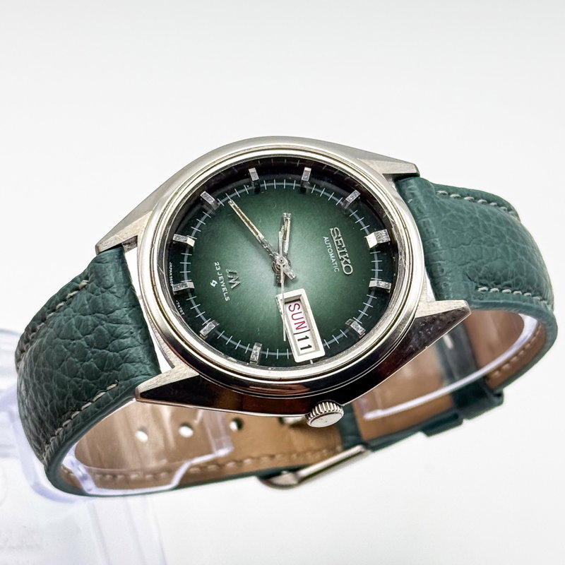 Seiko Seiko - Lord Matic "Emerald Sunburst" 耀輪 – Yōrin – Radiant Circle - No reserve price - 5606-7191 - Men - 1973 vintage watch - image 9