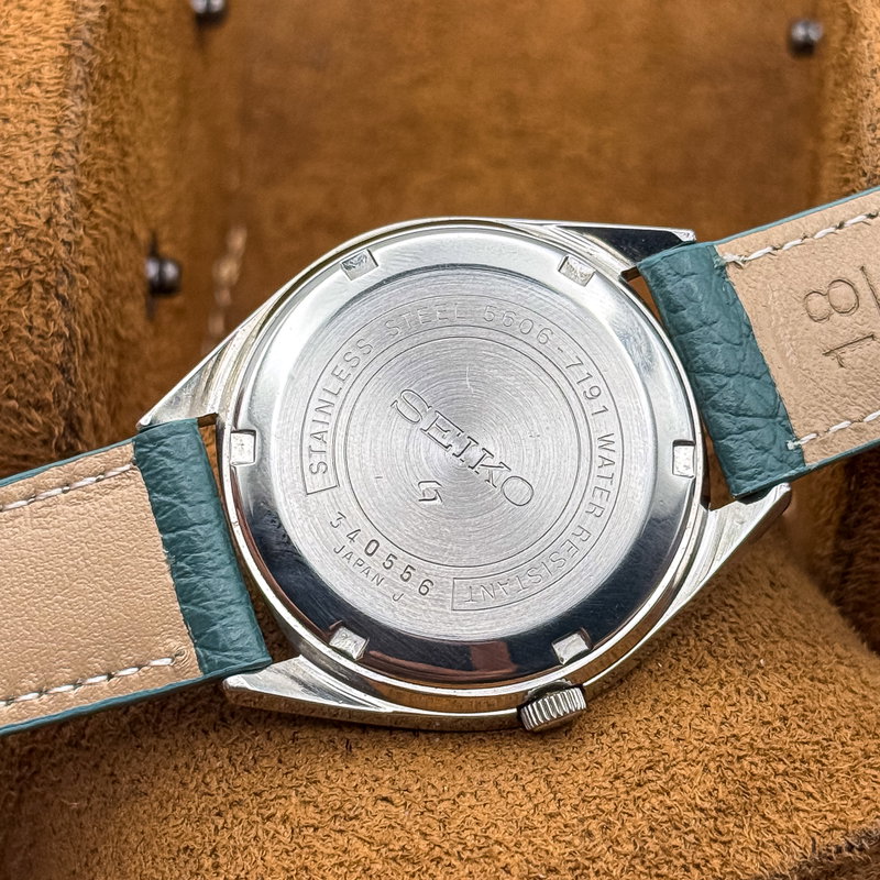 Seiko Seiko - Lord Matic "Emerald Sunburst" 耀輪 – Yōrin – Radiant Circle - No reserve price - 5606-7191 - Men - 1973 vintage watch - image 19