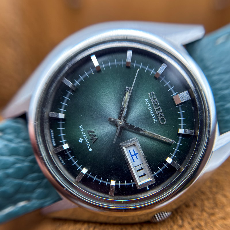 Seiko Seiko - Lord Matic "Emerald Sunburst" 耀輪 – Yōrin – Radiant Circle - No reserve price - 5606-7191 - Men - 1973 vintage watch - image 23