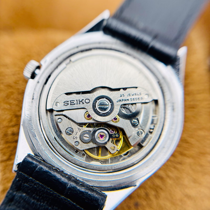 Seiko Seiko - Lord Matic "Gradient Blue Sunburst" 光幻 – Kōgen – Illusory Light - No reserve price - 5606-7190 - Men - 1973 vintage watch - image 14