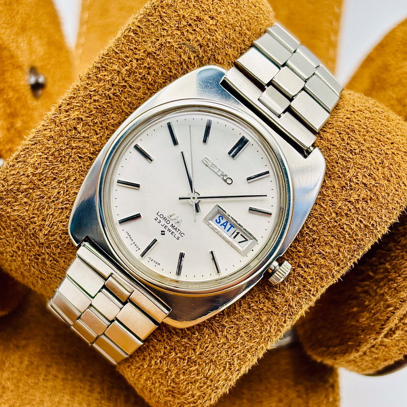 Seiko Seiko - Lord Matic 銀輪 (Ginrin) – Silver Halo - No reserve price - 5606-7130 - Men - 1970 vintage watch - image 6