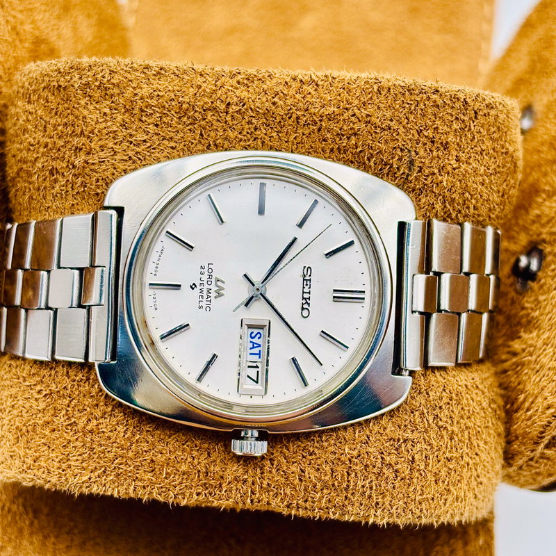 Seiko Seiko - Lord Matic 銀輪 (Ginrin) – Silver Halo - No reserve price - 5606-7130 - Men - 1970 vintage watch - image 7