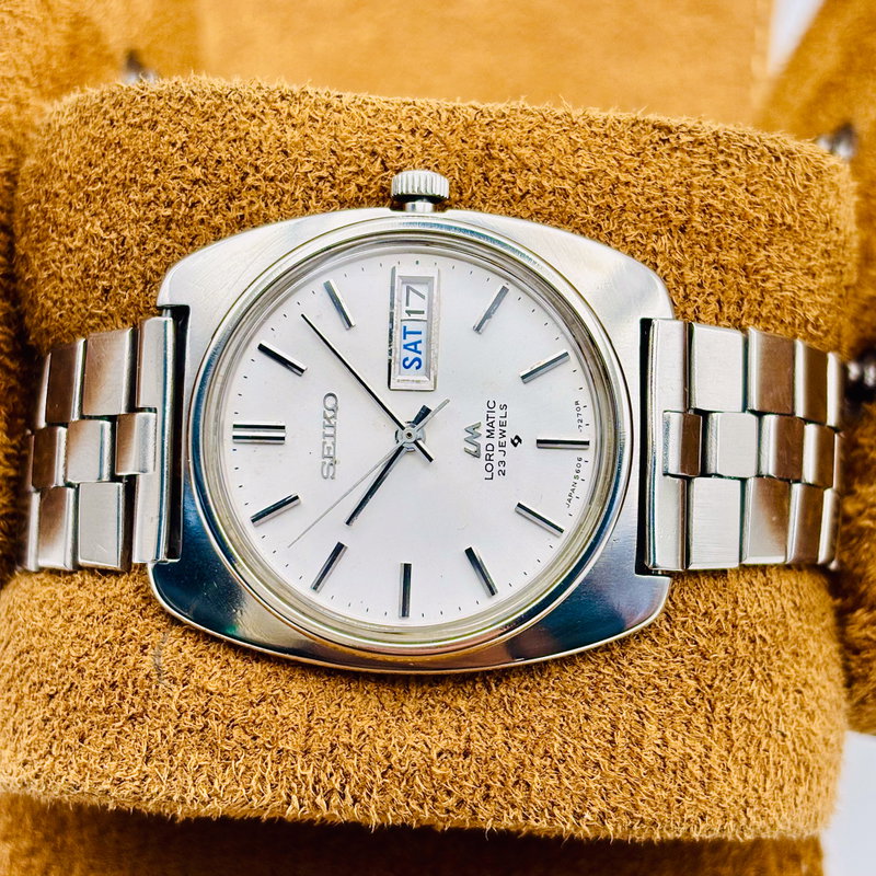 Seiko Seiko - Lord Matic 銀輪 (Ginrin) – Silver Halo - No reserve price - 5606-7130 - Men - 1970 vintage watch - image 8