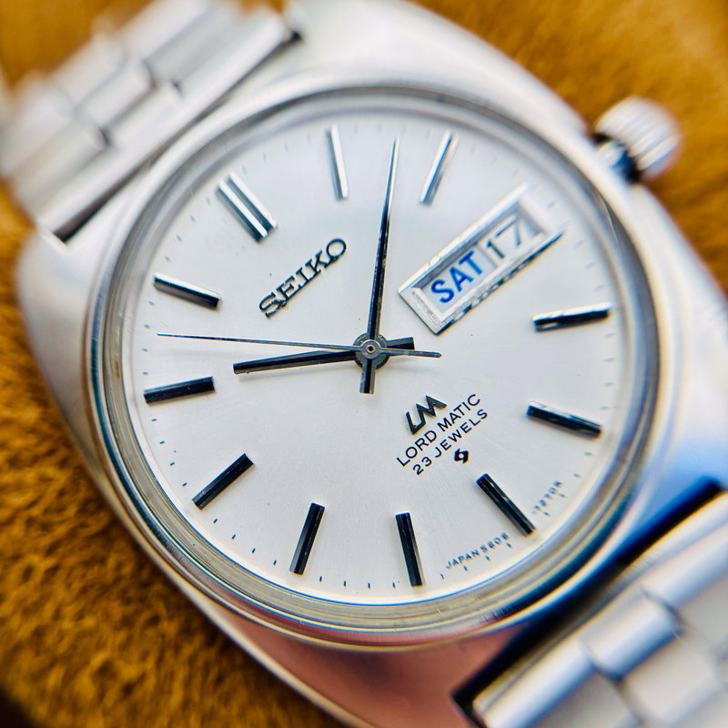 Seiko Seiko - Lord Matic 銀輪 (Ginrin) – Silver Halo - No reserve price - 5606-7130 - Men - 1970 vintage watch - image 13