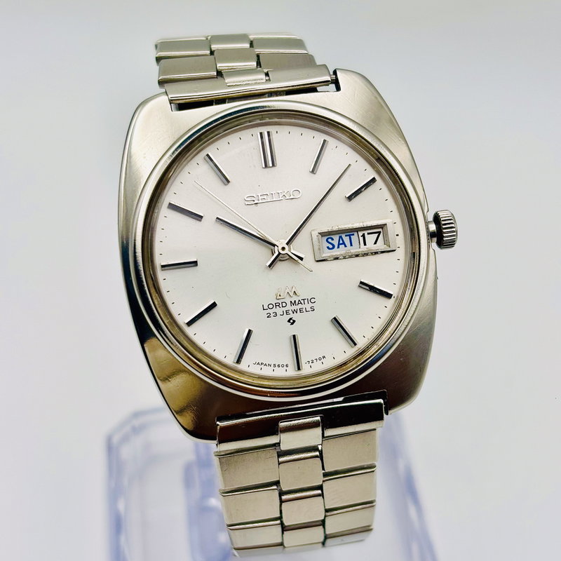 Seiko Seiko - Lord Matic 銀輪 (Ginrin) – Silver Halo - No reserve price - 5606-7130 - Men - 1970 vintage watch - image 16