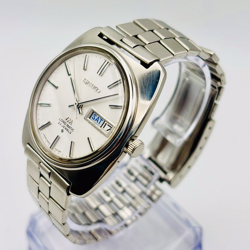 Seiko Seiko - Lord Matic 銀輪 (Ginrin) – Silver Halo - No reserve price - 5606-7130 - Men - 1970 vintage watch - image 18