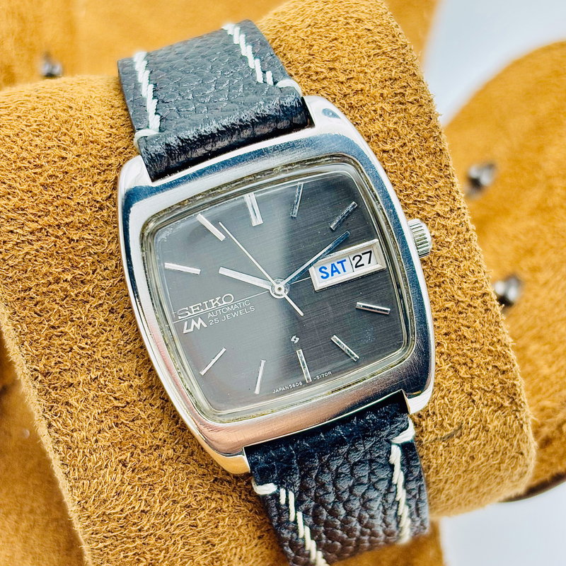 Seiko Seiko - Lord Matic [Noir Graphite] 煙夜 (En’ya) – Smoky Night - No reserve price - 5606-5040 - Men - 1971 vintage watch - image 11